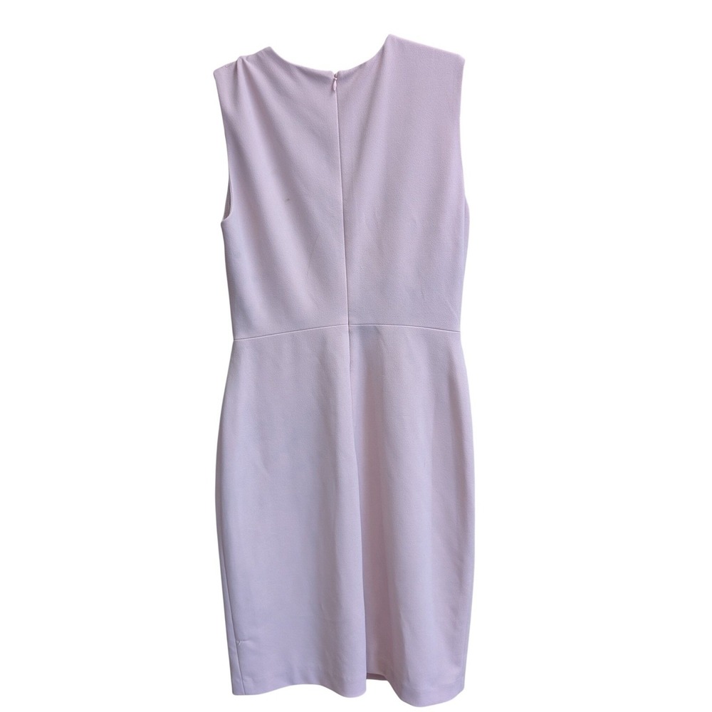 Ivanka Trump Womens Executive Sheath Dress 2 Pink Studded Sleeveless Academia - Picture 3 of 10